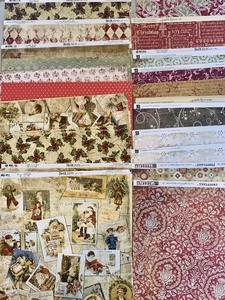 lot 75 image: Large Assortment of Beautiful Scrapbook Paper