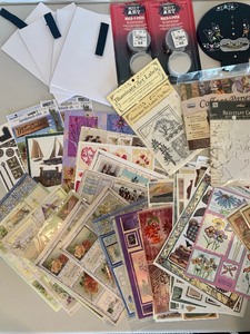 lot 77 image: Creative Card Making Tools, Paper, Stickers and More
