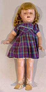 lot 90 image: Vintage Shirley Temple Doll