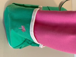 lot 91 image: Lilly Pulitzer Giant Canvas Tote
