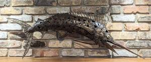 lot 14 image: Unique Metal Marlin Sculpture