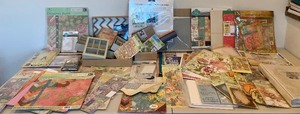 lot 97 image: Amazing Lot of Craft Storage Boxes, Paper, Create a Calendar, Beautiful Photo Album and More