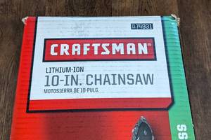 lot 35 image: Craftsman 10 Cordless Chainsaw