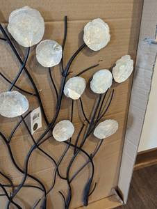 lot 257 image: Pair of Decorative Metal Wall Hangings