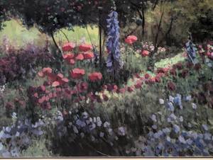 lot 288 image: Large Colorful Framed Scenic Print #1
