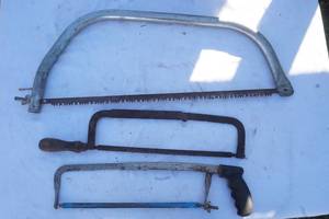 lot 136 image: assorted saws