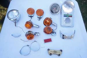 lot 158 image: chrome motorcycle parts