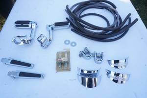 lot 159 image: chrome motorcycle parts