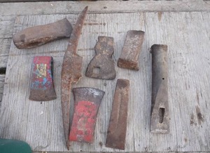lot 180 image: axe heads and wedges