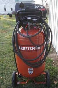 lot 198 image: Craftsman air compressor