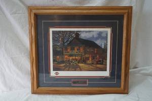 lot 204 image: framed print