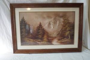 lot 206 image: framed print
