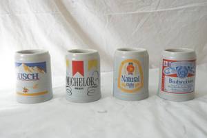 lot 210 image: Budweiser beer steins