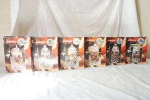 lot 225 image: Budweiser armed forces beer steins