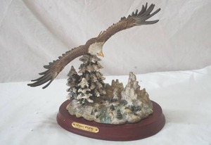 lot 244 image: resin carved eagle