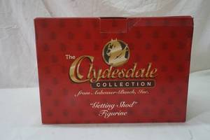 lot 272 image: Clydesdale Collection Getting Shod