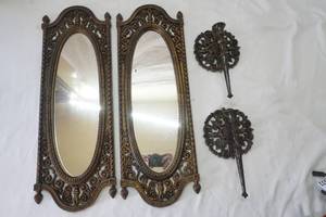lot 280 image: wall mirrors and sconces