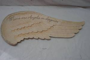 lot 349 image: angel wing wall plaque