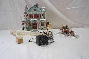 lot 355 image: fiber optic Christmas house