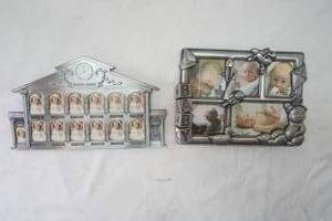 lot 360 image: pewter picture frames