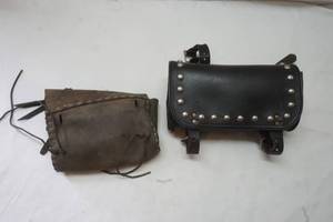 lot 381 image: vintage motorcycle bags