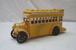 lot 397 image: cast iron school bus