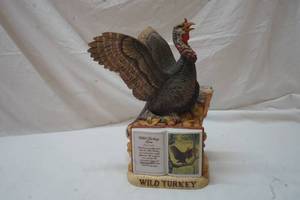lot 435 image: vintage wild turkey decanter