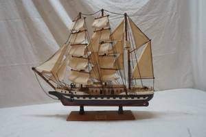 lot 476 image: wood sailboat