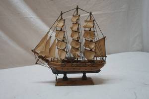 lot 478 image: wood sailboat