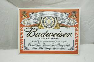 lot 499 image: Budweiser sign