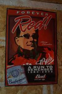 lot 503 image: Budweiser paper poster