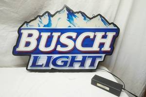 lot 514 image: Busch Light lighted sign