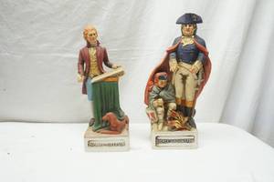 lot 538 image: bi-centennial founding fathers decanters