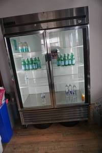lot 1 image: True Model 1049-G Double Door Commercial Cooler