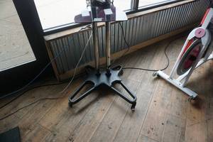 lot 20 image: Wheeled Entertainment System Holder With Sony 40 Flat Screen TV