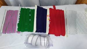 Elastic (1 and 2 in.)  Color Variety