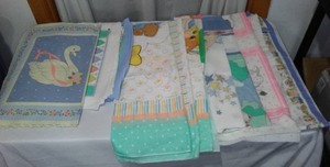 Quilt Panels (8) and Pillow Panels (16)