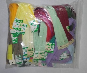 12 in. Zippers
