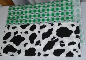 Cotton. Cows,