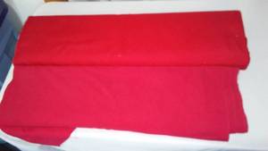 CottonCotton Blend. Red