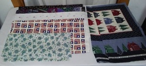 CottonCotton Blends. Purples, Flags Pillow,  and More.