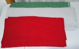 Flannel, Red, Grey, Green.
