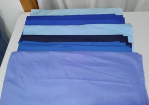 CottonCotton Blends. Blues.