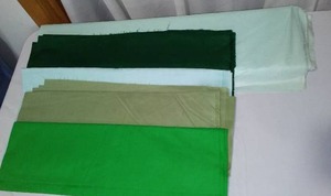 CottonCotton Blend. Greens