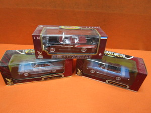 (3) 118th Diecast 58 Edsel, 69 Corvair Monza, 64 Ford Falcon