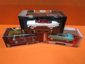 (3) 118th Diecast 66 Oldsmobile Toronado, 52 Lincoln Capri, 61 Dodge Imperial Crown