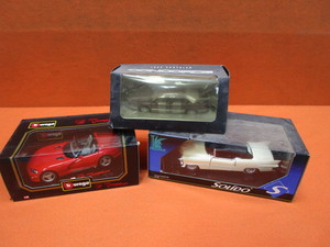(3) 118th Diecast 92 Dodge Viper RT10, 55 Cadillac Eldorado, 93 Chrysler Concord