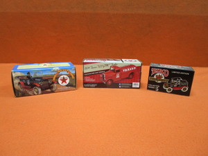 (3) Texaco Diecast Trucks