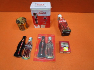Coca-Cola Tins, Pens, Bottle Opener