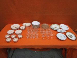 Vintage Crystal & Plates